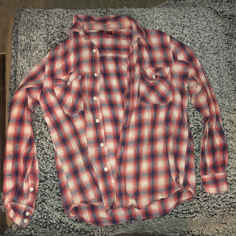 Size large flannel!